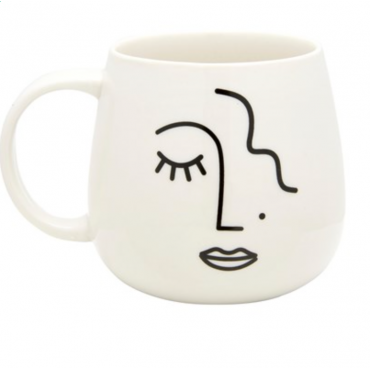 Mug "abstract face "