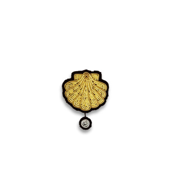 Broche coquille st jacques