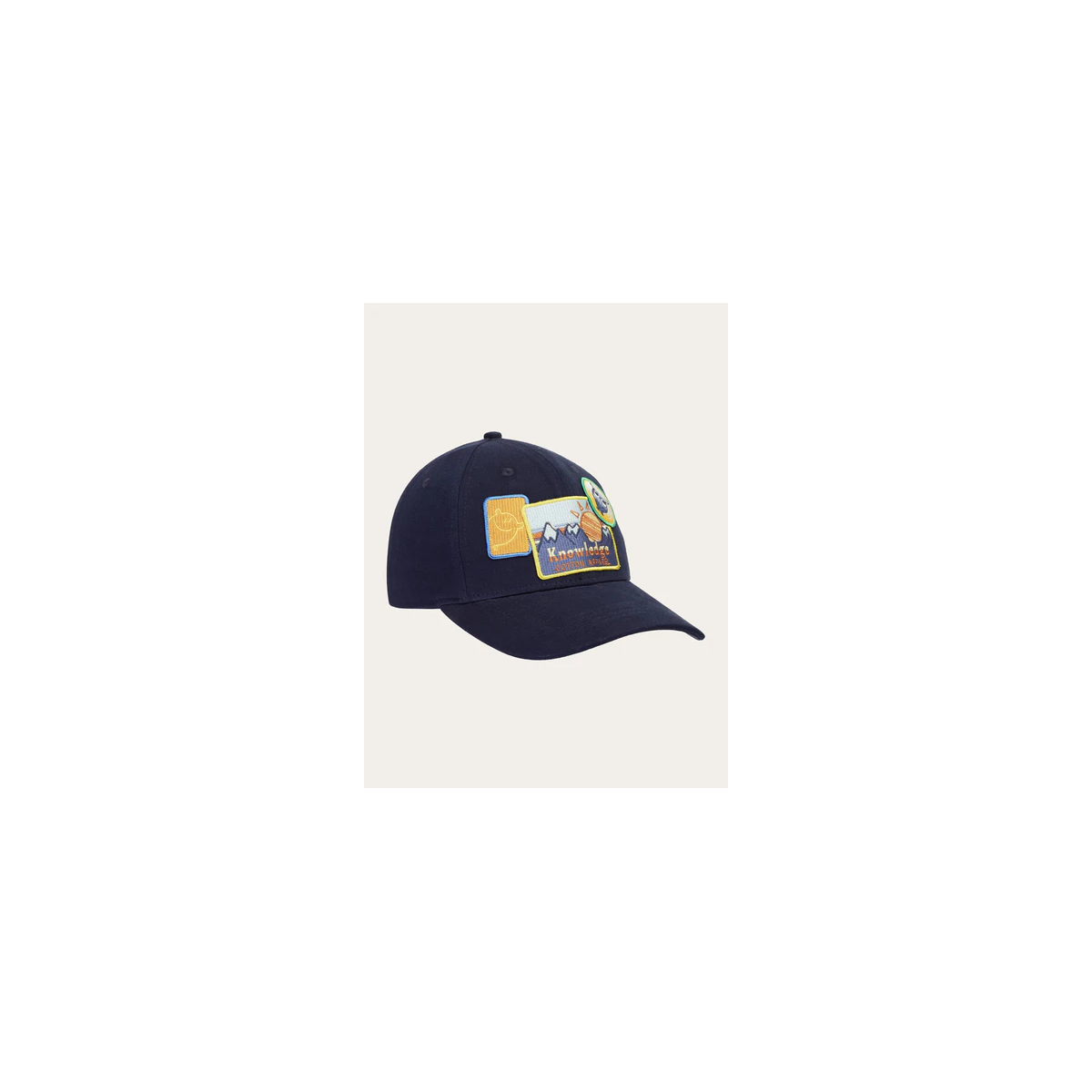 Twill baseball badges cap - GOTS/Vegan