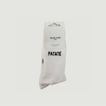 Chaussettes patate blanches