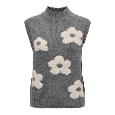 JDYKILIAN FLOWER S/L VEST KNT