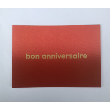 Carte 3D Bon anniversaire...