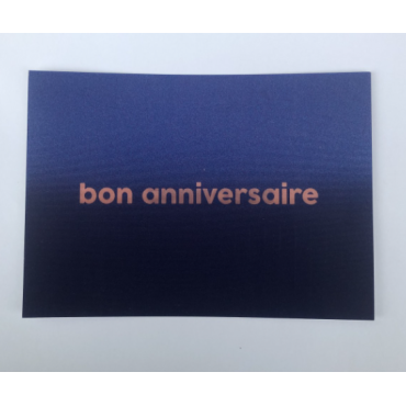 Carte 3D bon anniversaire...