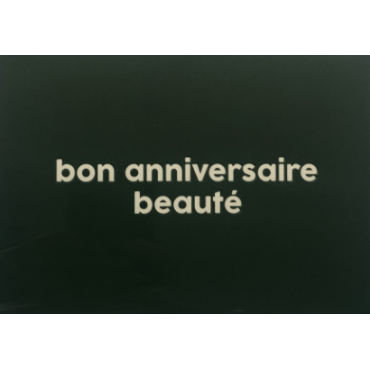 Carte bon anniversaire beauté