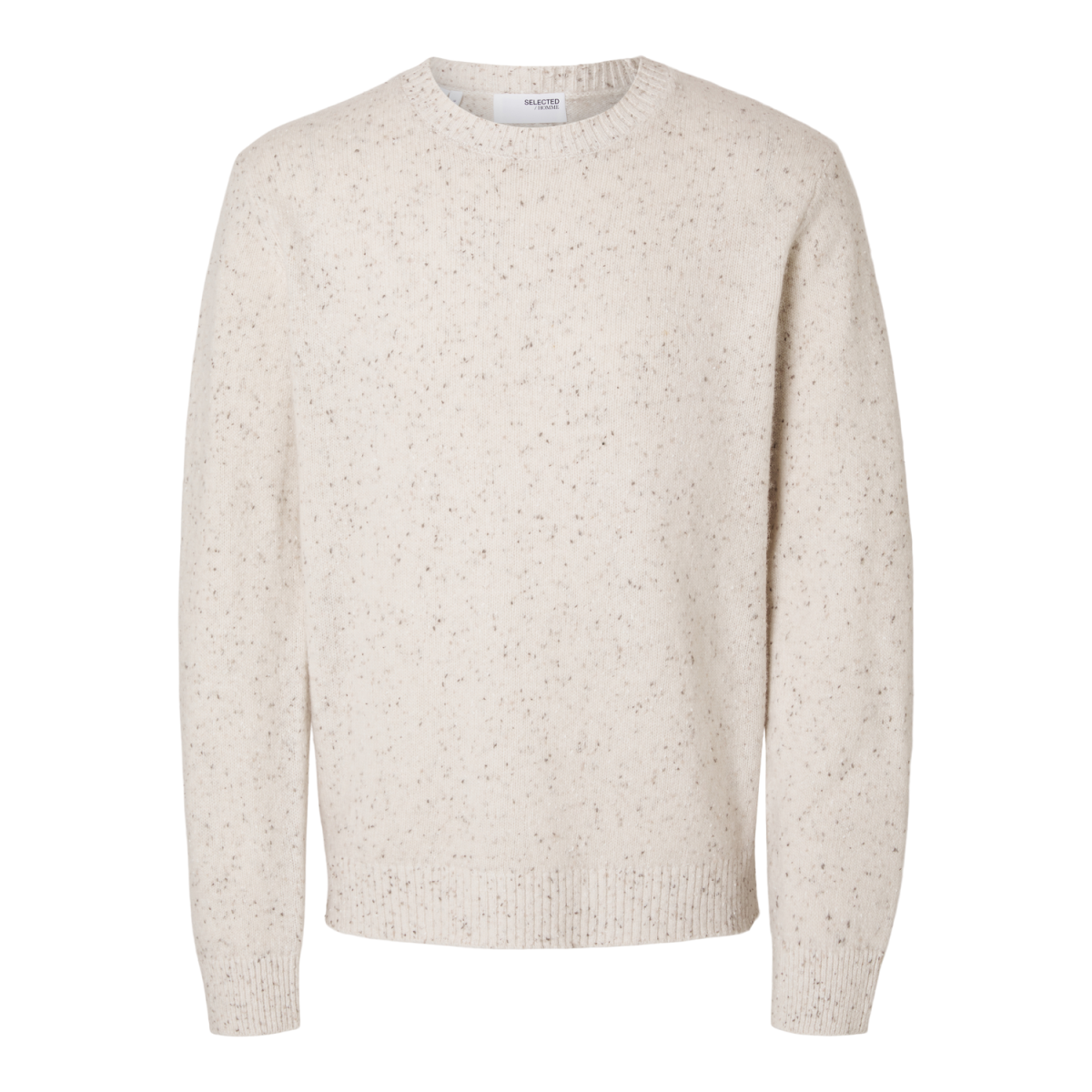 SLHNEIL LS KNIT NEPS CREW NECK