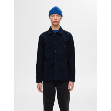 SLH-BENT MOLESKIN OVERSHIRT LS