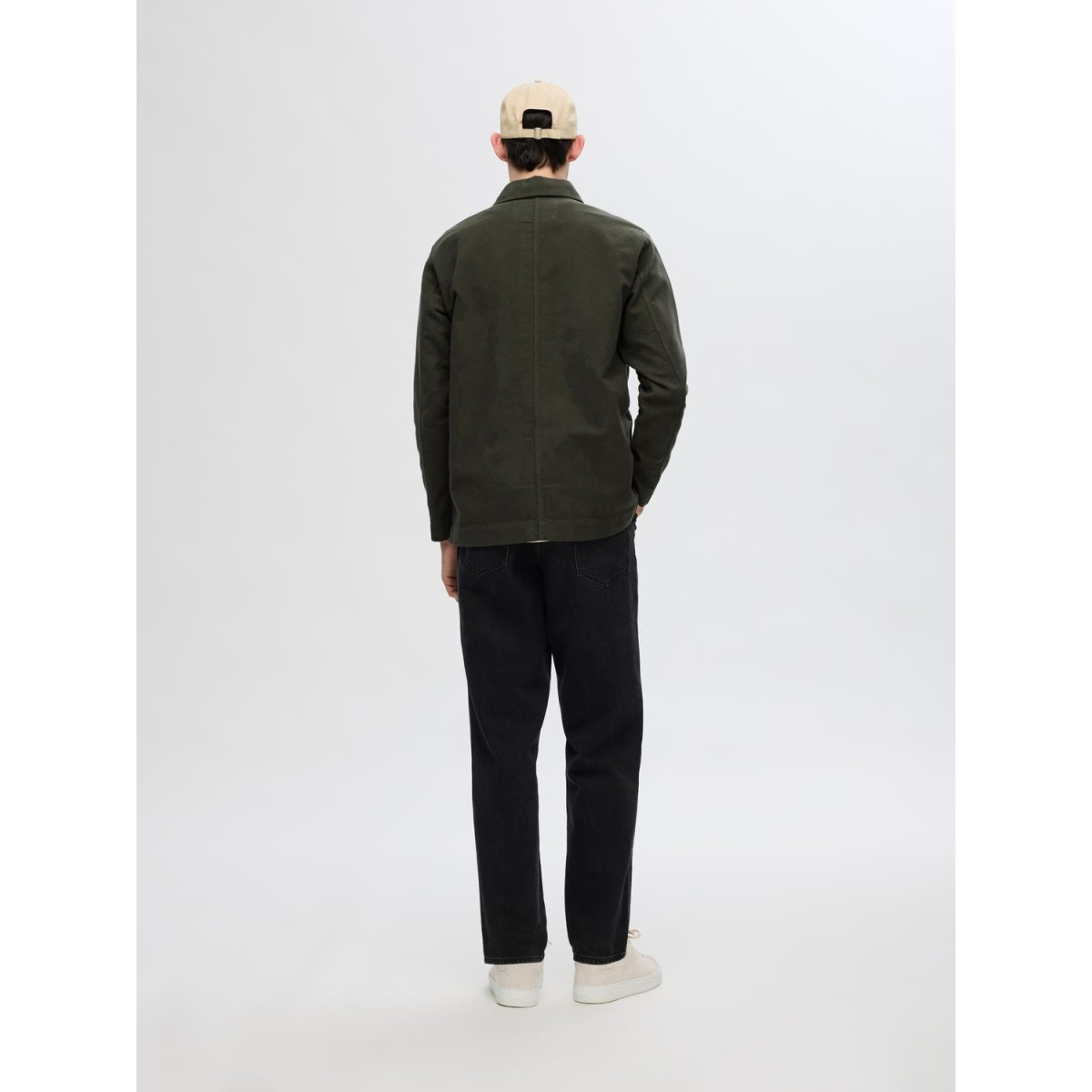 SLH-BENT MOLESKIN OVERSHIRT LS