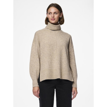 PCMALOU LS ROLLNECK KNIT...