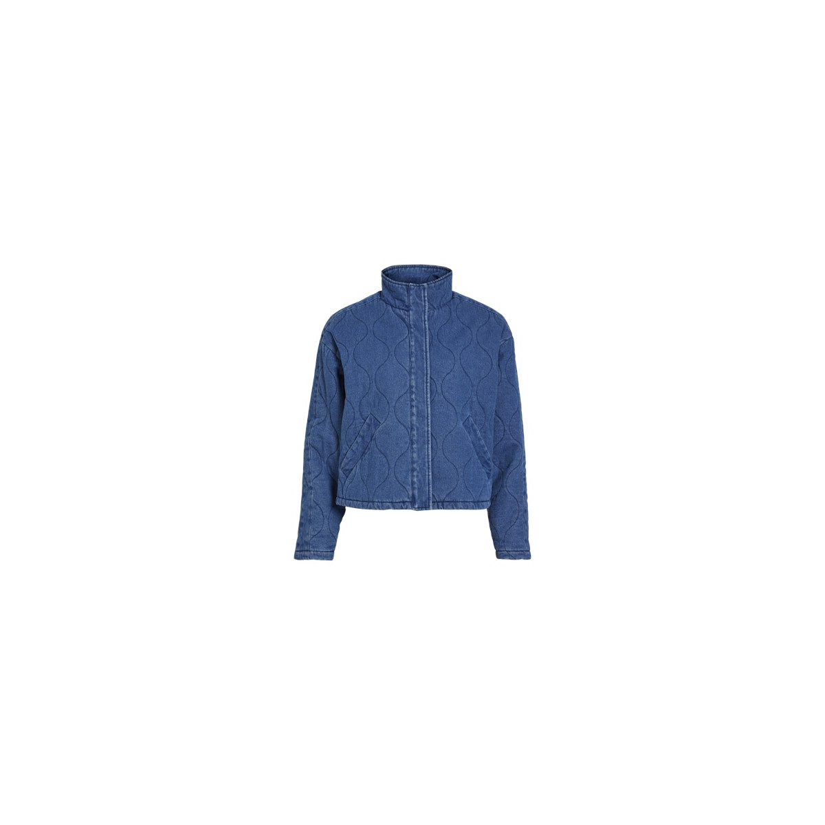 VIAMBELLA QUILTED DENIM JACKET MBD/R