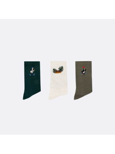 Sport Socks x3 green