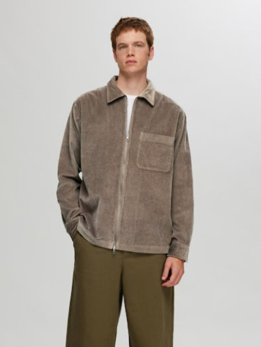 SLH-JAKE CORD OVERSHIRT LS...