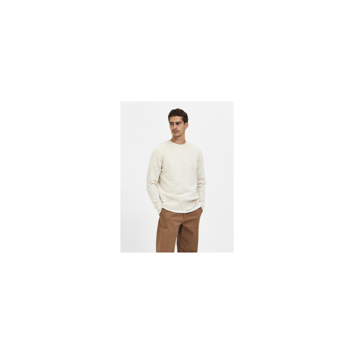 SLHRAI LS KNIT CREW NECK NOOS