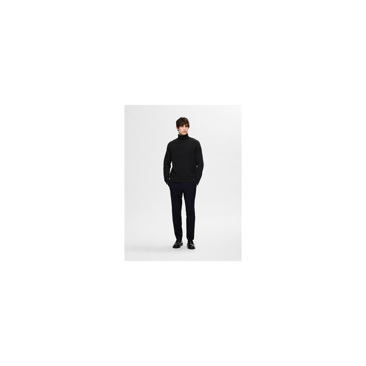 SLHCODY LS KNIT RELAXED ROLL NECK