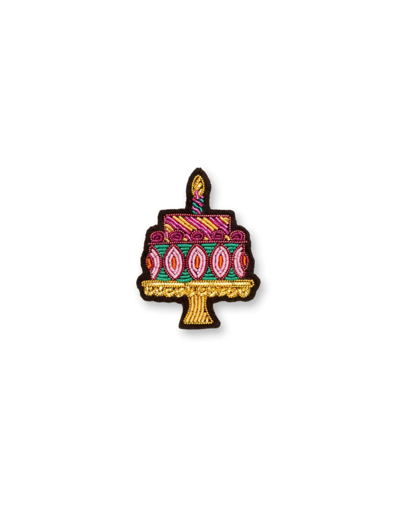 Broche gâteau anniversaire