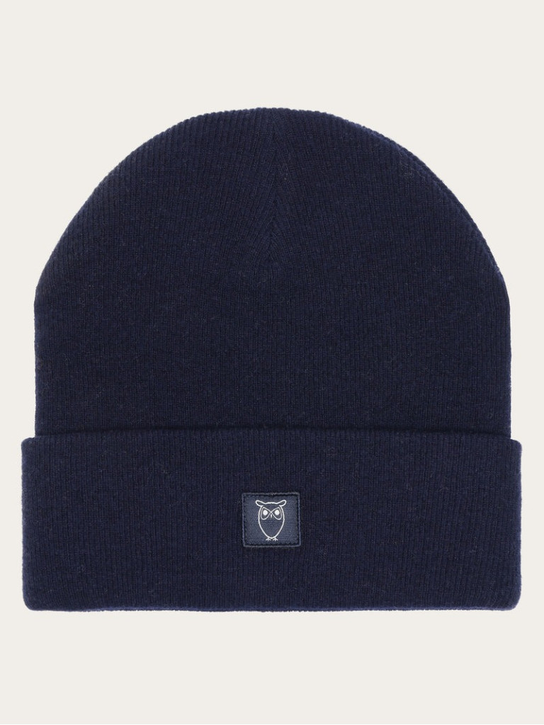 Double layer wool beanie - RWS