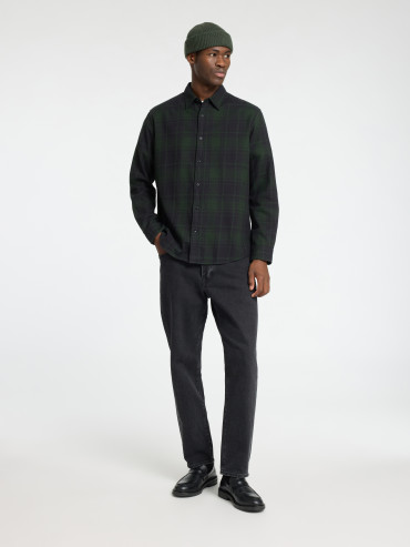 SLHREG-OWEN FLANNEL MIX SHIRT LS