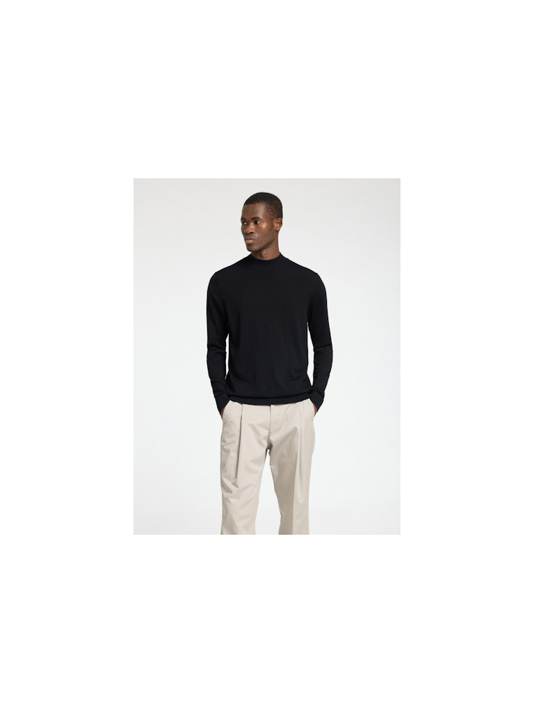 SLHTRAY LS KNIT MERINO MOCK NECK NOOS