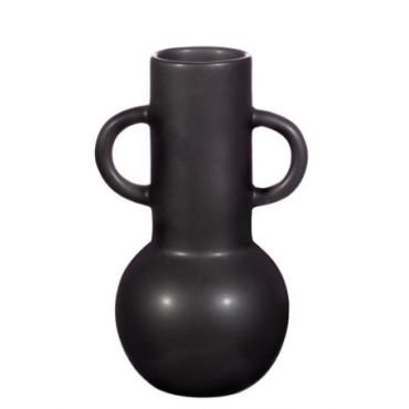 Large Amphora Vase Black