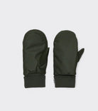 Puffer mittens green