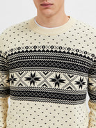 SLHCLAUS LS KNIT CREW NECK W