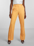 YASBLURIS Orange FLARED PANT NOOS