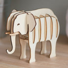 Puzzle 3D elephant