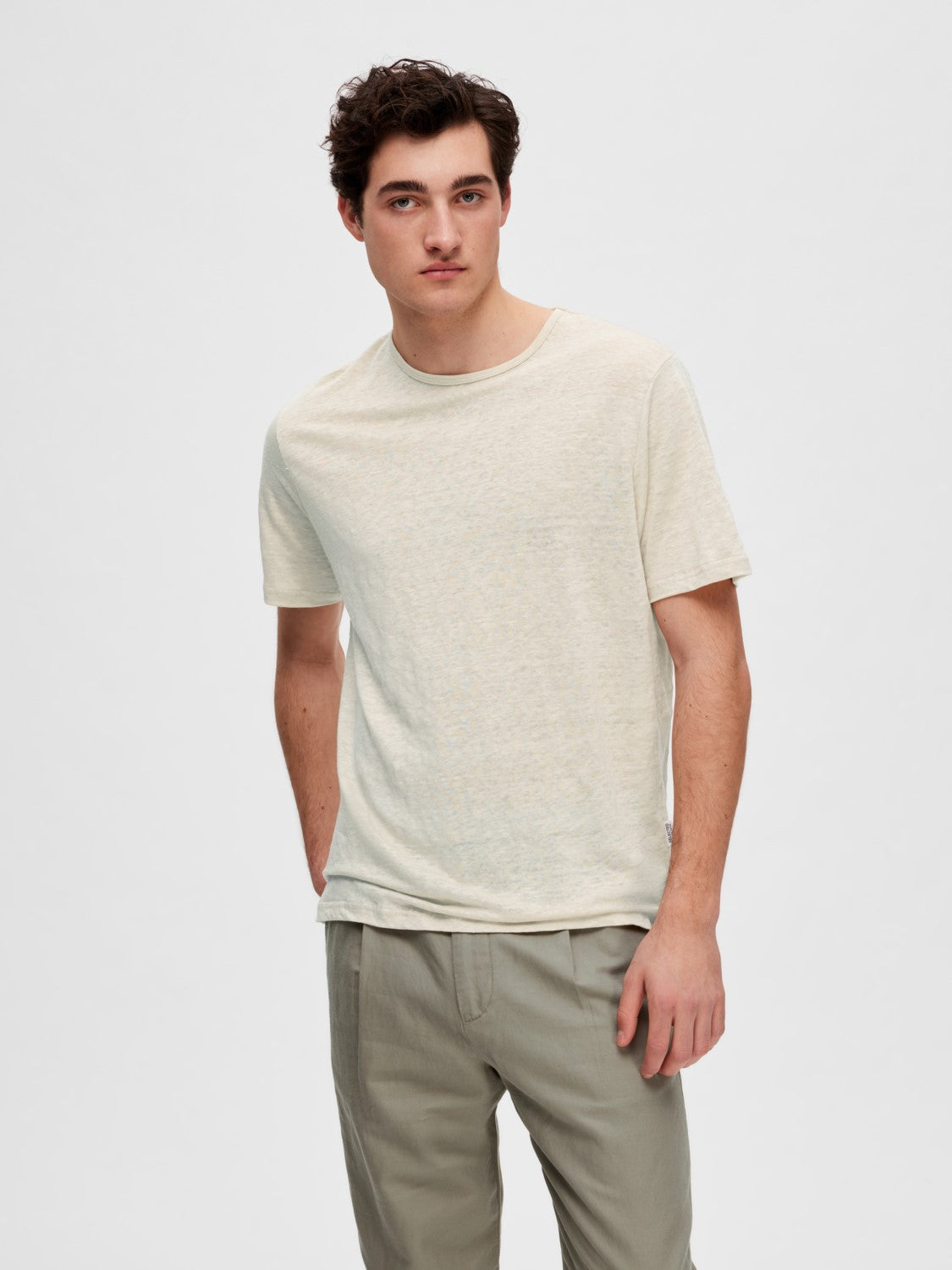 Slhbet linen oneck tee