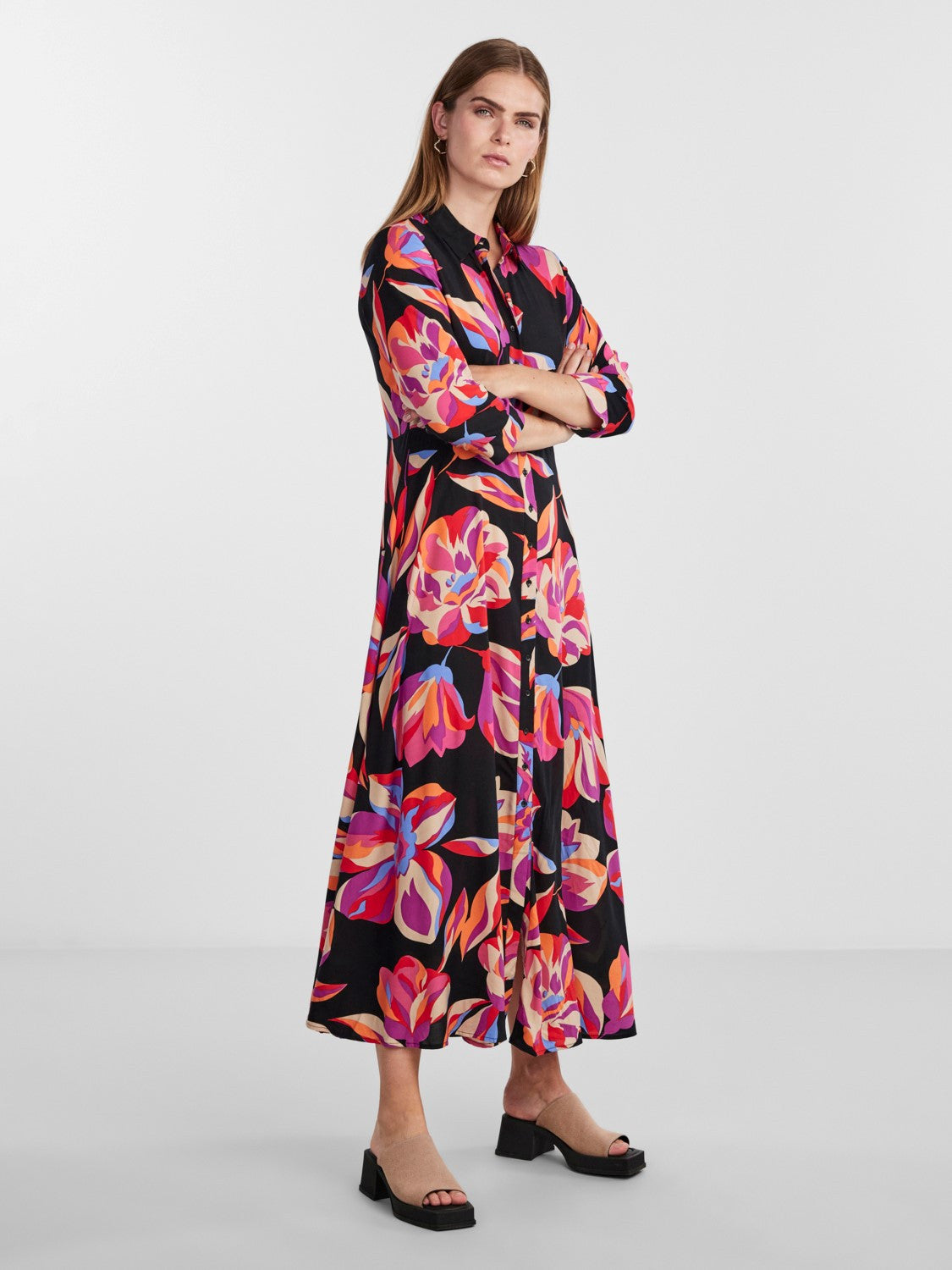 YASSAVANNA LONG SHIRT DRESS S. NOOS