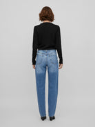 VIKELLY JAF HW STRAIGHT JEANS-NOOS