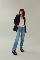 VIKELLY JAF HW STRAIGHT JEANS-NOOS