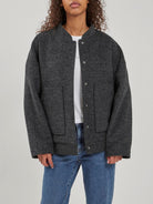 VICECILIE WOOL BOMBER JACKET