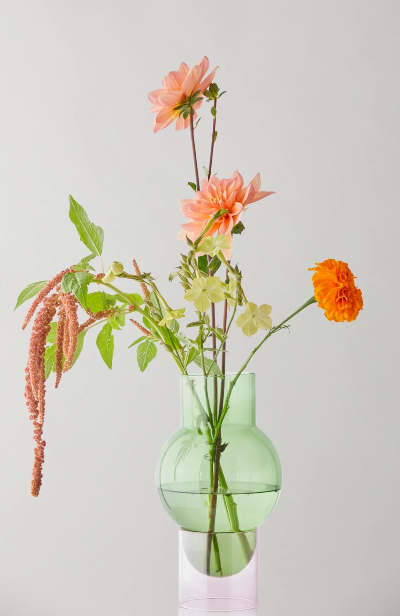 Bubble tube vase