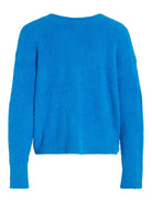 VIHENNY REV V-NECK L/S SHORT KNIT TOP