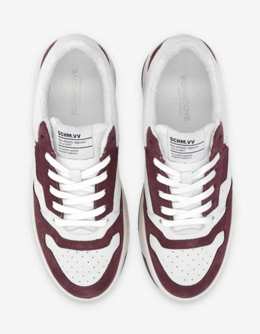 Smatch new trainer w - Sintra/Suede WHITE/burgundy