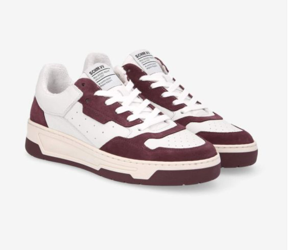 Smatch new trainer w - Sintra/Suede WHITE/burgundy