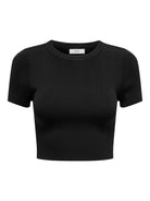 JDYCIRKELINE S/S CROP TOP KNT NOOS