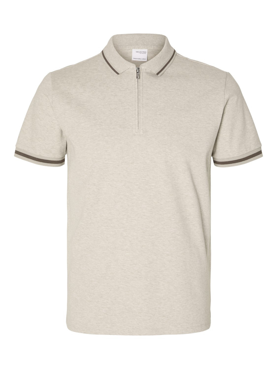 SLHSLIM-TOULOUSE DETAIL SS POLO NOOS