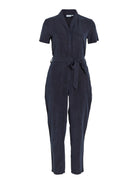 VILISTI S/S COLLAR JUMPSUIT/R