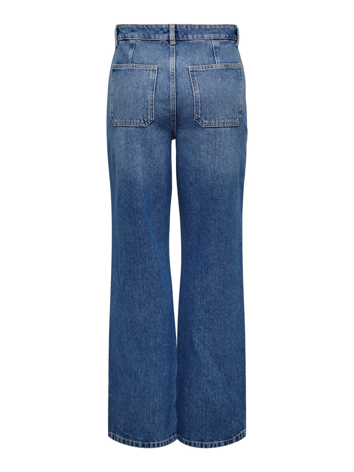 JDYMAYA HIGH WAIST WIDE JEANS DNM NOOS