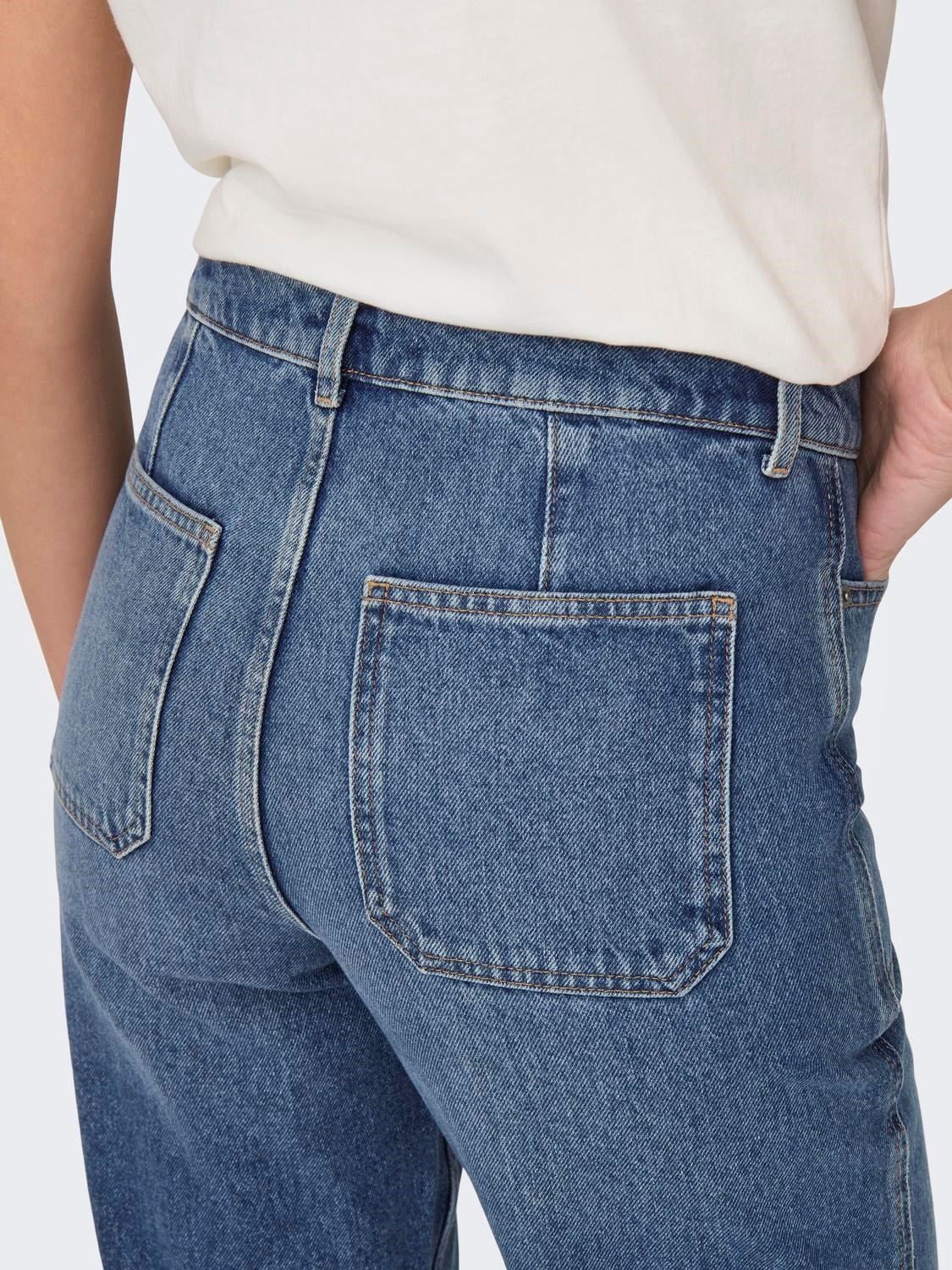 JDYMAYA HIGH WAIST WIDE JEANS DNM NOOS