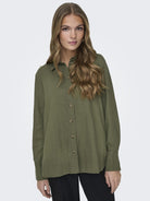 JDYSAY L/S LINEN LOOSE SHIRT WVN NOOS