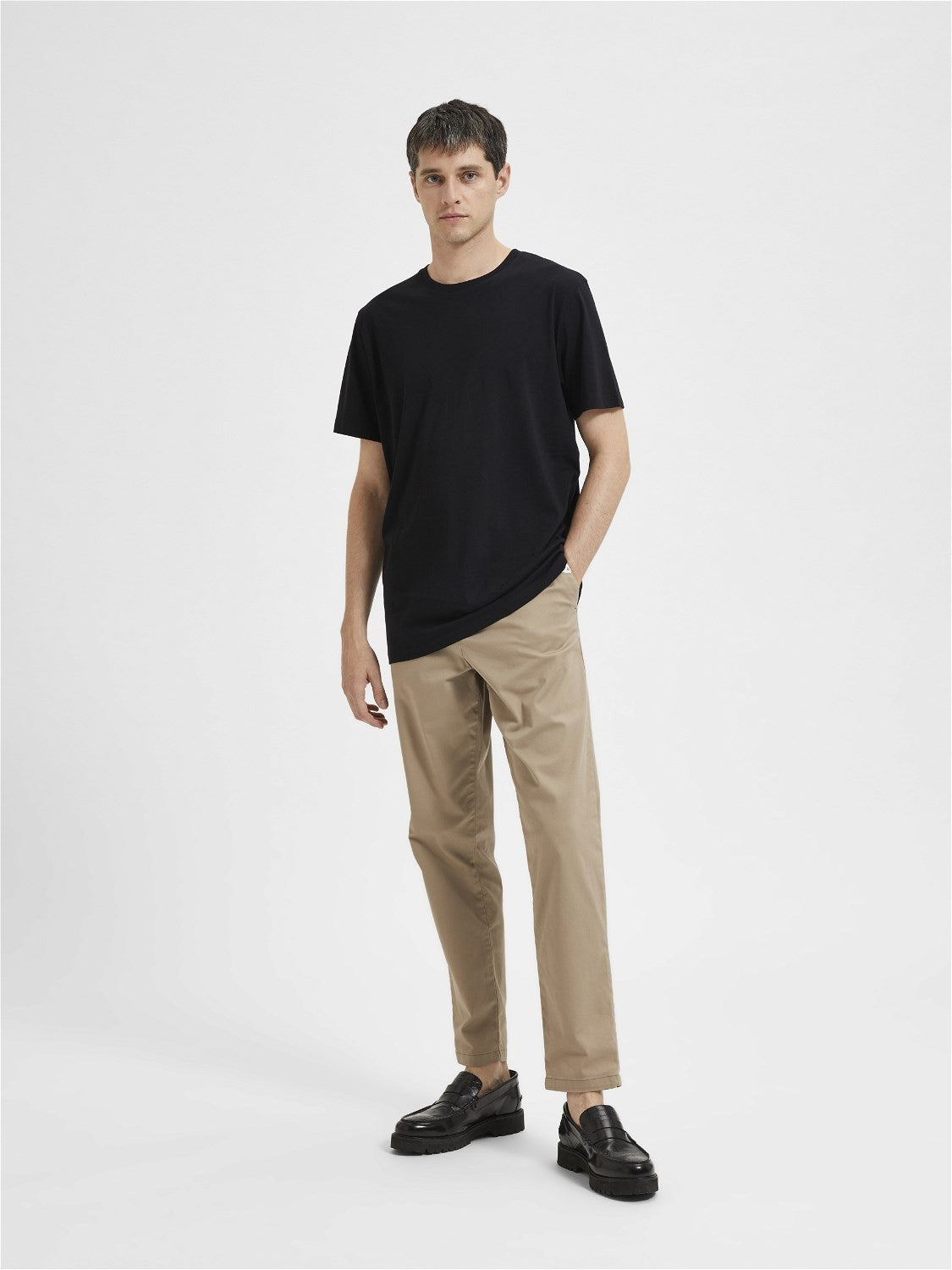 SLHASPEN SS O-NECK TEE NOOS