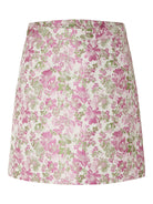 SLFARISA HW SHORT JACQUARD SKIRT B