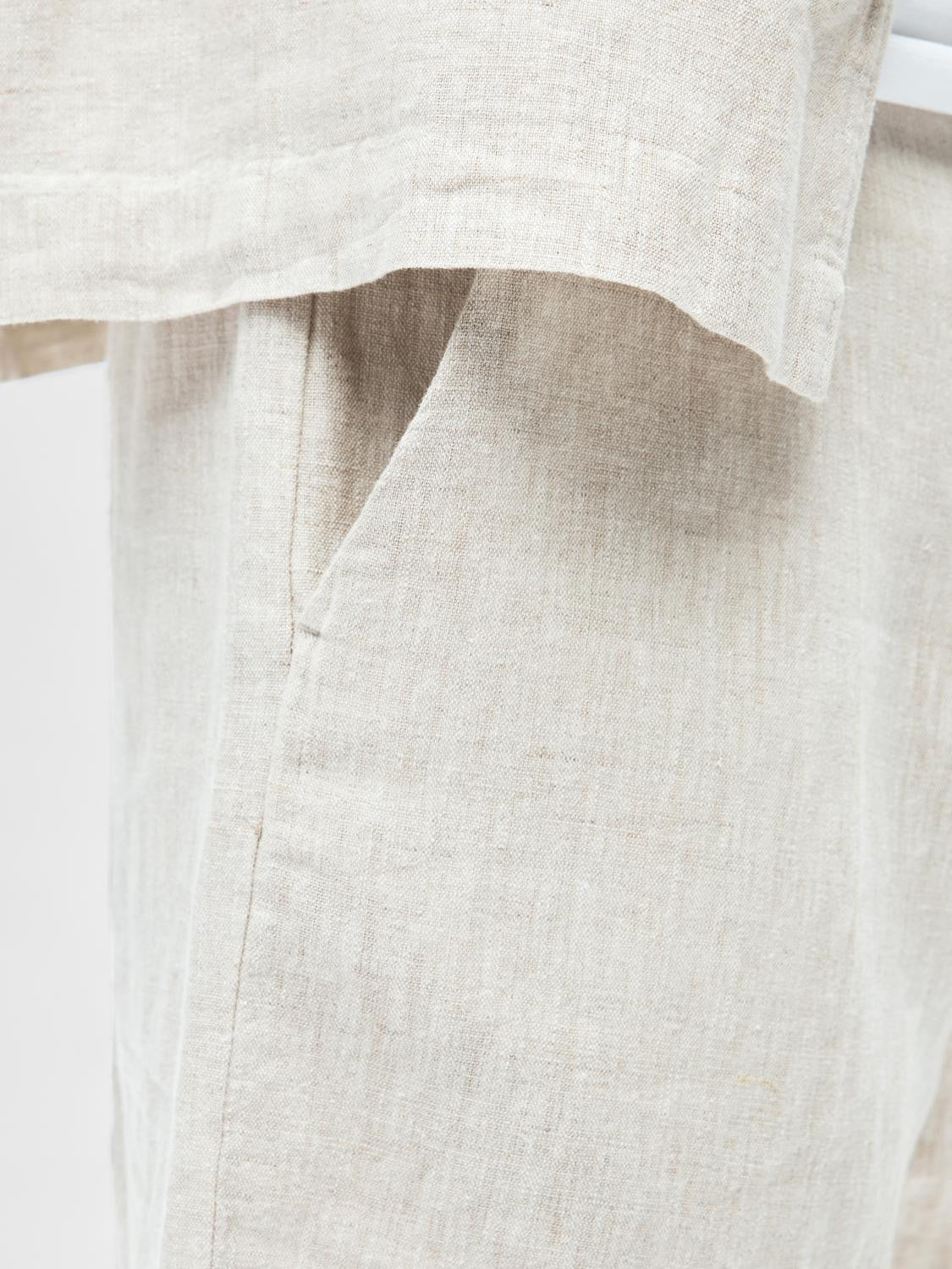 SLHREGULAR-MADS LINEN SHORTS NOOS