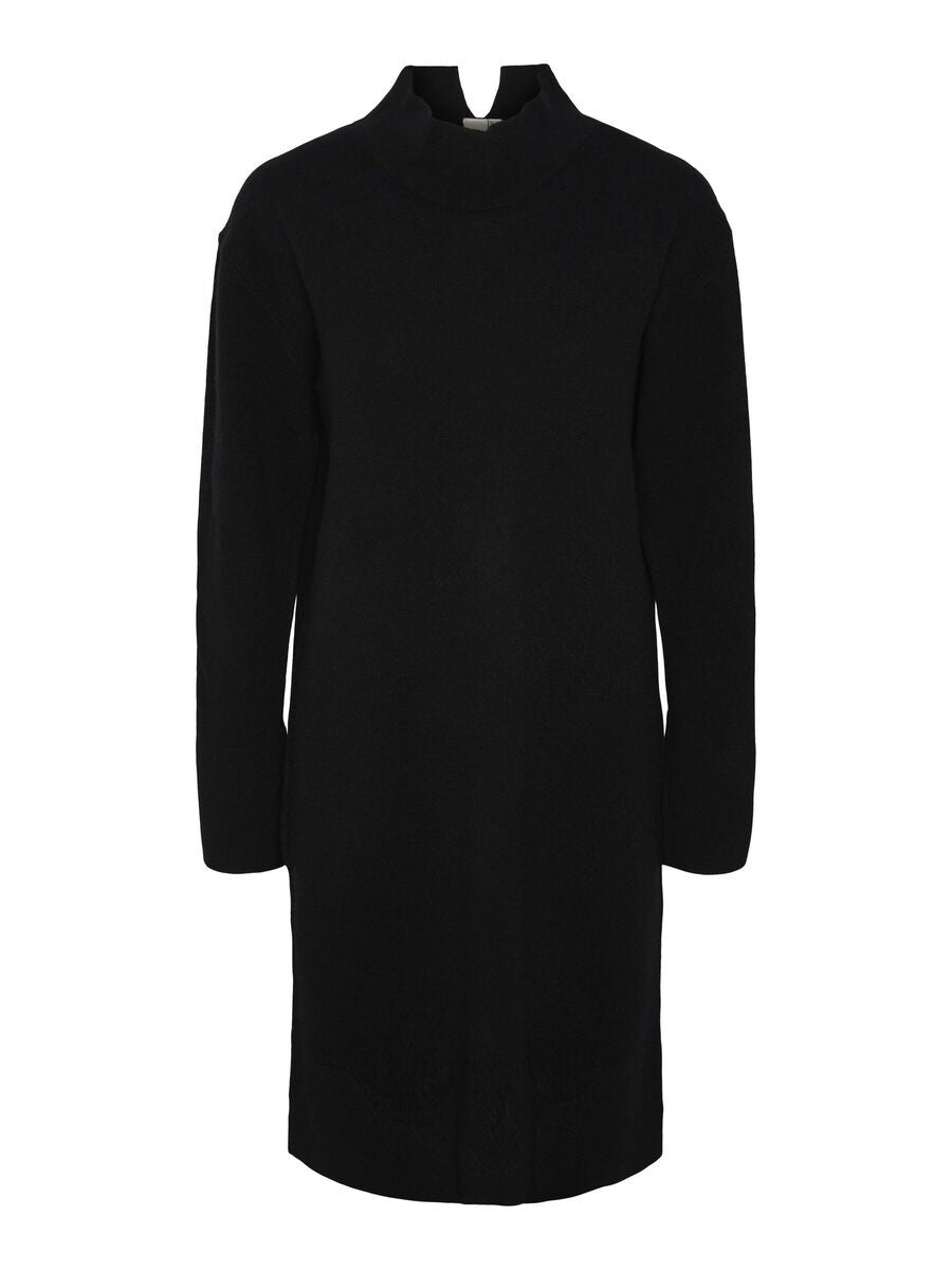 YASEMILIE LS HIGH NECK KNIT DRESS S.NOOS