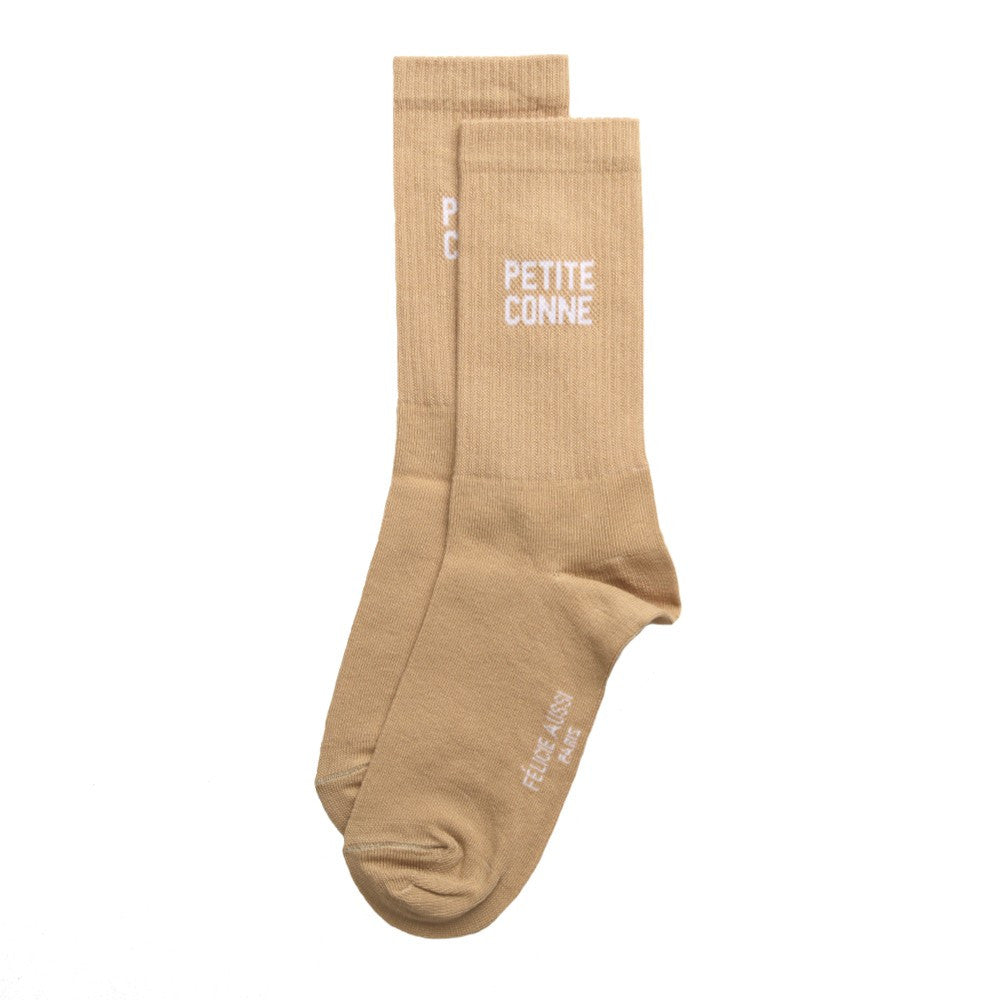 Chaussettes petite conne sable