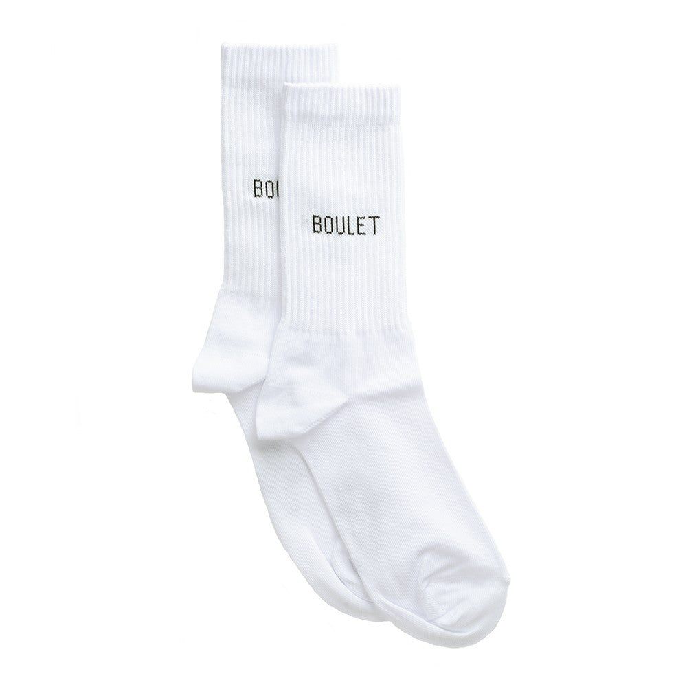 Chaussettes boulet blanches