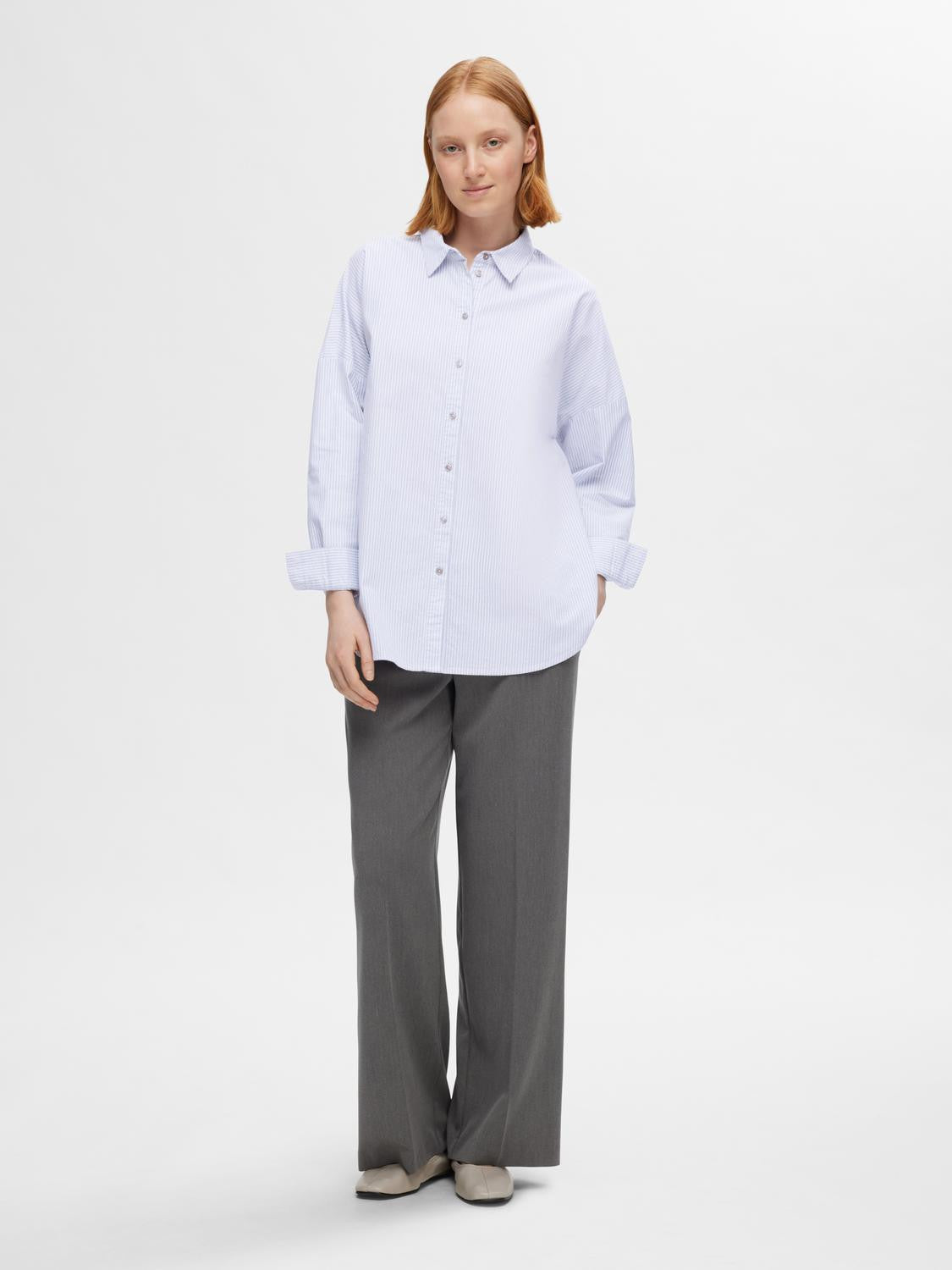 SLFNOVA LS OXFORD SHIRT NOOS