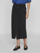 VIJAF HW MIDI DENIM SKIRT-NOOS