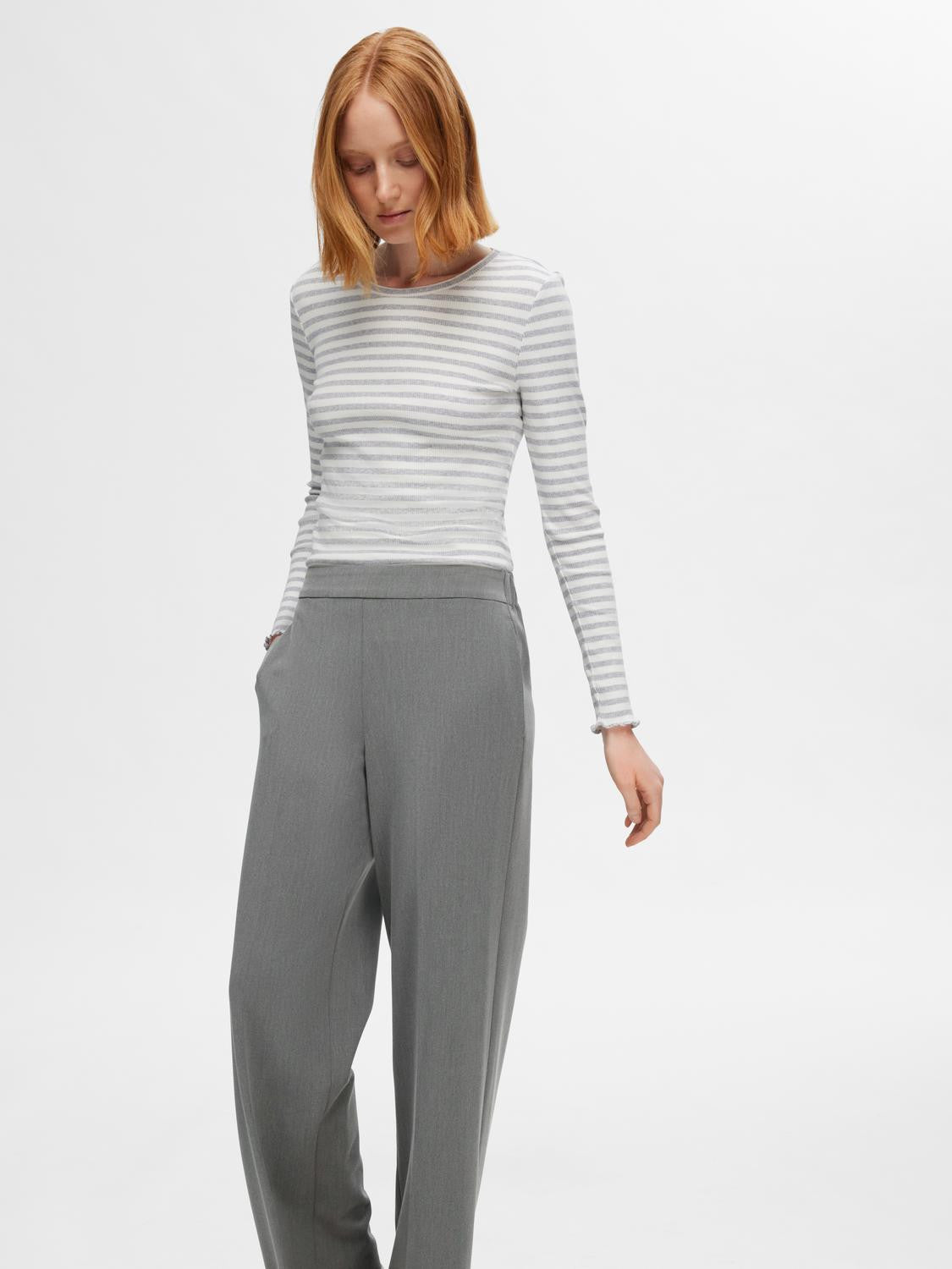 SLFEMMA-TARA MW WIDE PANT NOOS